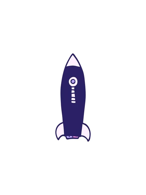 Starburst effect animation of a space rocket Stock Footage 324413107