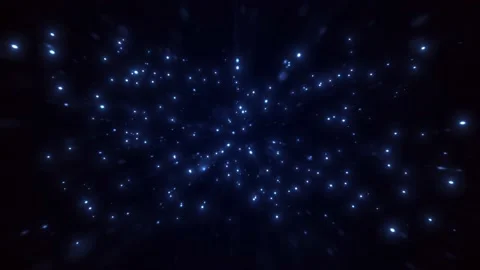 Starburst Fx Background With Shining Particles Loop Stock Footage 147436741