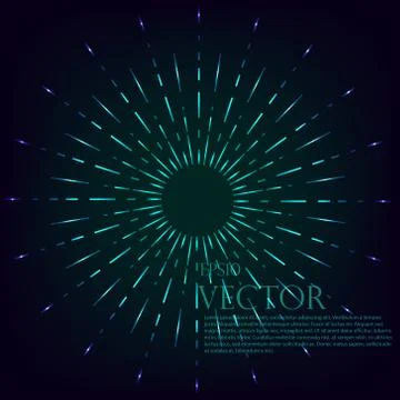 Starburst Stock-Illustration