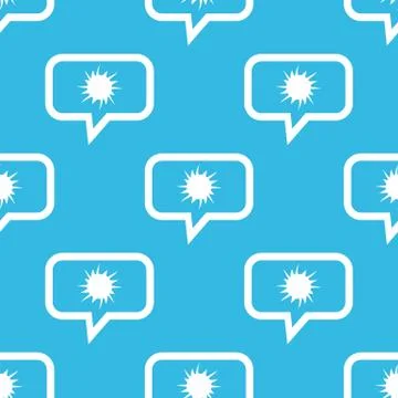 Starburst message pattern Illustrazione stock