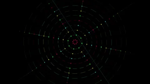 Starburst rays cinematic light leaks and glowing solar flares abstract Stock Footage 345900294