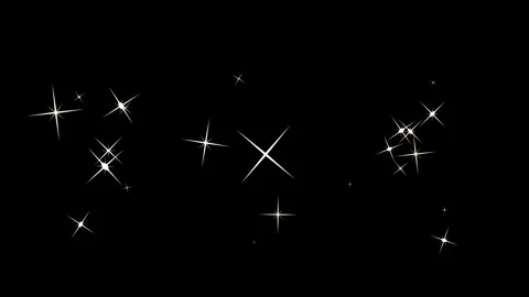 Starburst rays emitting vibrant light flares and golden glowing effects on a Stock Footage 346515244