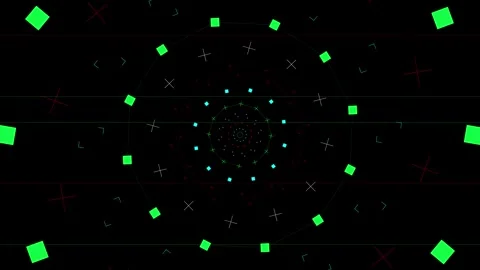 Starburst rays with glowing light beams and cinematic lens flare effects for  Stock-Footage 345900210