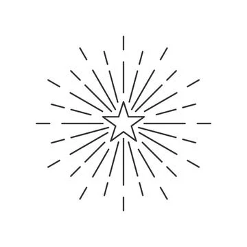 Starburst vector icon2 Stock Illustration