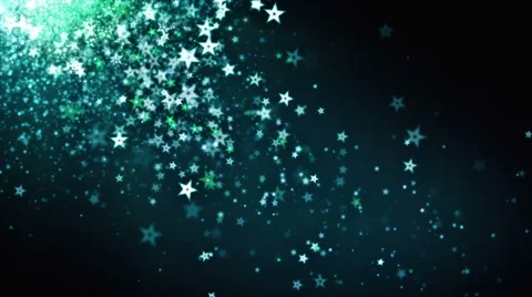Stardust Blue Falling Stock Footage 43964798