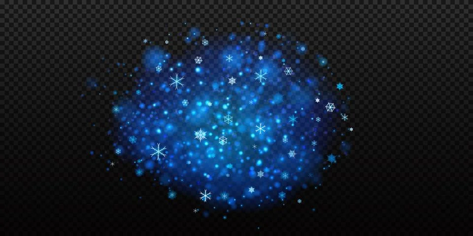 Stardust Bokeh Overlay 스톡 일러스트