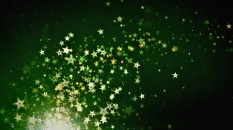 Stardust Green Rising Stock-Footage 43965388