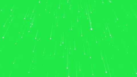 Stardust Particle Falling Animation Overlay Green Screen Video stock 303112335