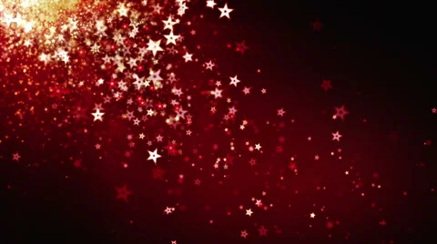 Stardust Red Falling Stock Footage 43965548