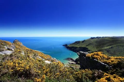 Starehole bay devon england Stock Photos
