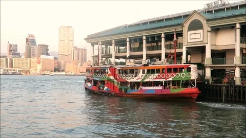 StarFerry02 Stock Footage 126910023
