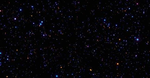 Starfield Colored Particles Space Explosion Abstract Background Stock Illustration