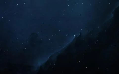 Starfield in deep space many light years Stock Photos