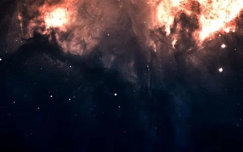 Starfield in deep space Stock Photos