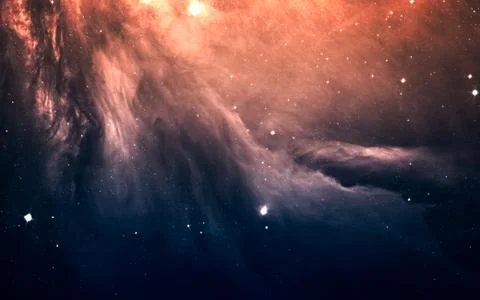 Starfield in deep space Stock Photos