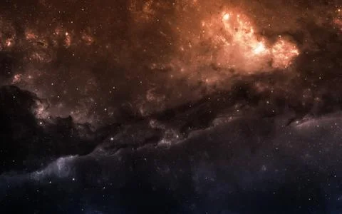 Starfield in deep space Foto stock