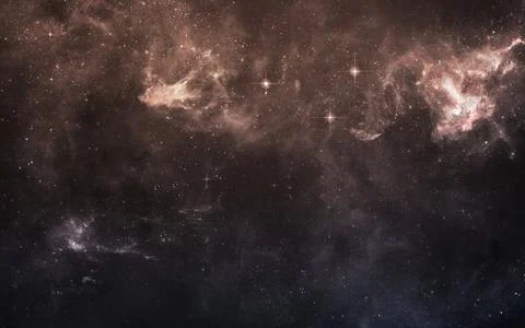 Starfield in deep space Stock Photos