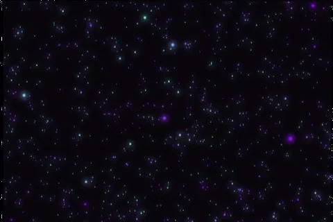 Starfield Drifts Forward Stock Footage 1081278