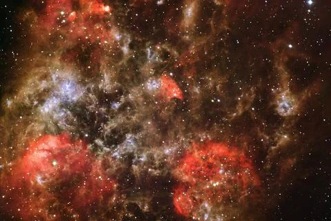 Starfield. Elements of this image furnished by NASA Stock Photos