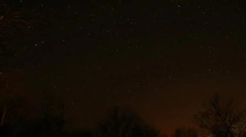 Starfield motion. Time lapse Stock Footage 4146940
