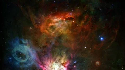 Starfield on night sky. Elements of this image furnished by NASA Starfield... Stock Photos