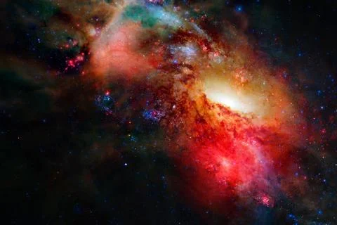Starfield in outer space many light years far from the Earth. Stock-Fotos