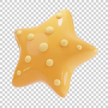 Starfish 3D Illustrations, 3D rendering Stock Illustration