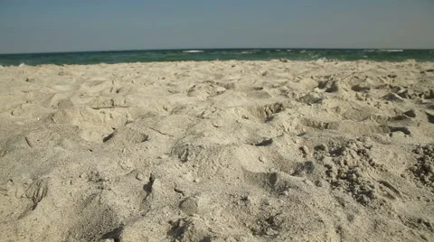 Starfish on background of the beach Stock Footage 50021877