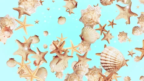 Starfish Floating Background Looped Video 스톡 동영상 149249991