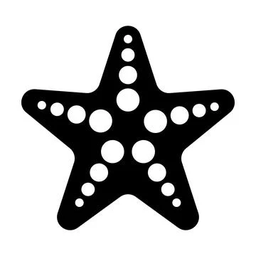 Starfish icon vector for graphic design, logo, website, social media, mobile Stock Illustration