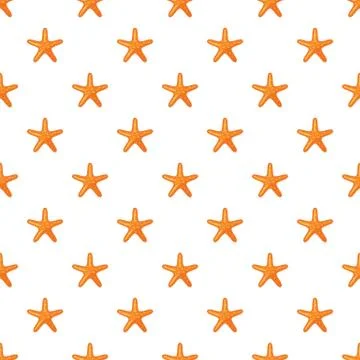 Starfish pattern Illustrazione stock