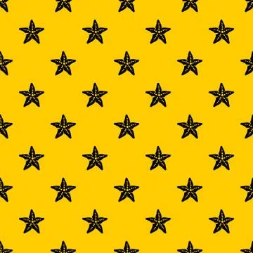 Starfish pattern Illustrazione stock