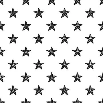 Starfish pattern vector 스톡 일러스트