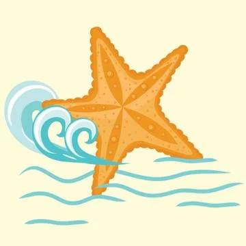 Starfishe icon vector illustration Ilustração Stock