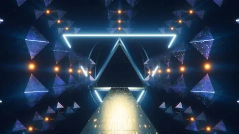 Stargate alien construction Stock Illustration