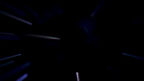 Stargate Glowing Blue Light Vortex Loop Purple Animation Abstract Background Stock Footage 326010574