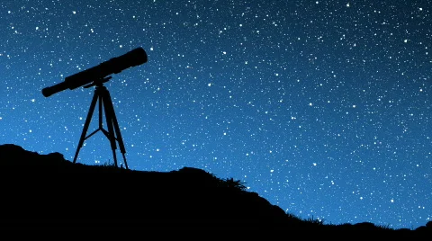 Stargazing Stock Footage 100354