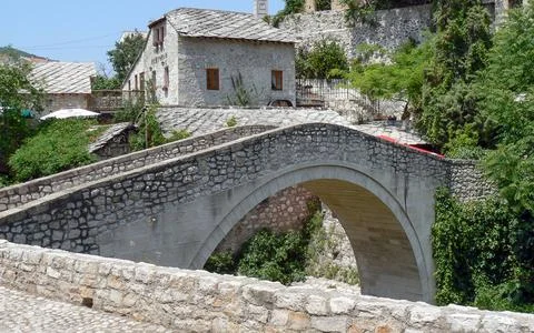 Stari Most in Mostar Stock Photos