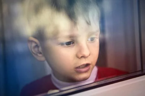 Staring child Stock Photos