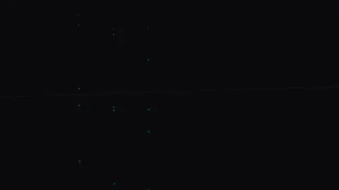 A stark white horizontal line divides a deep black background completely Stock Footage 339617717