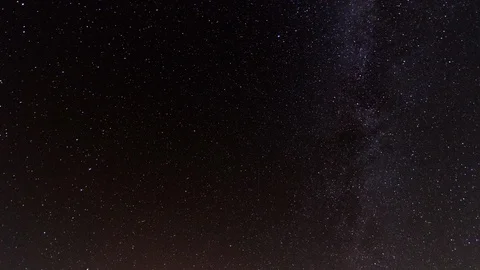Starlapse with Clouds Rolling In Stock Footage 87100227