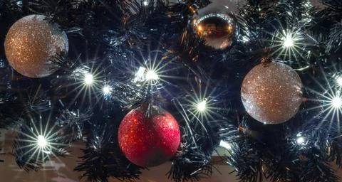 Starlight &amp; baubles. Stock Photos