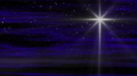 Starlight Nativity Loop Stock Footage