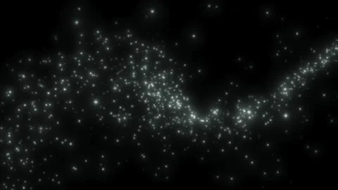 Starlight Particle Trail Overlay 4K, Magical Twinkling Star Dust Effect Stockbeeldmateriaal 335490851