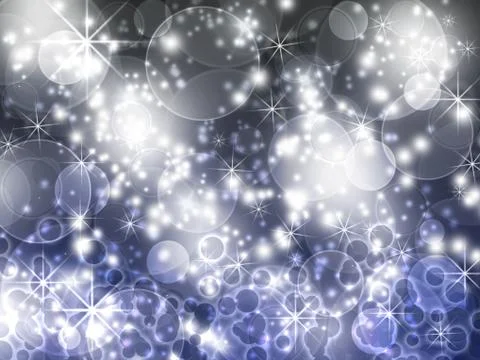 Starlit  blue   background with glitter Stock Illustration