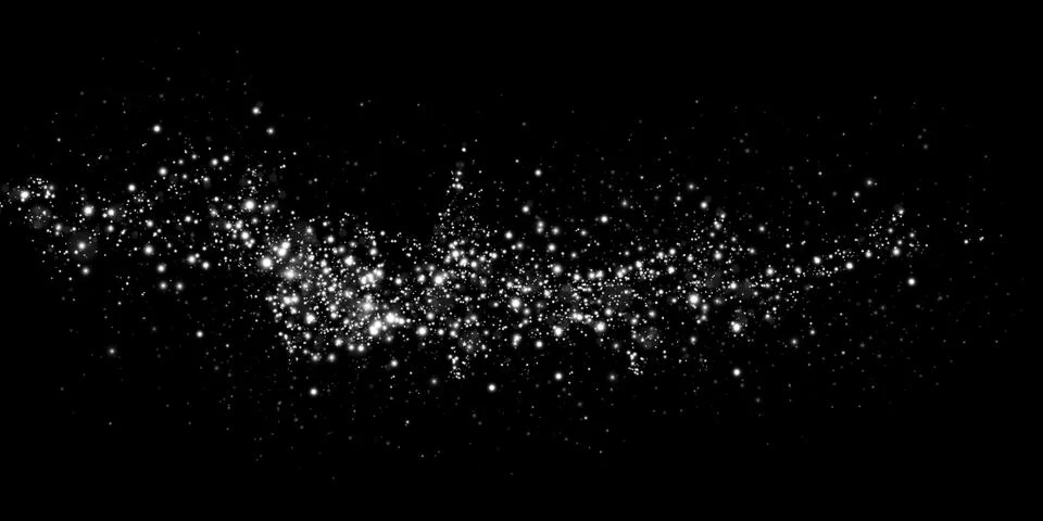 A Starlit Cosmic Background featuring an array of Twinkling Stars set against Illustrazione stock