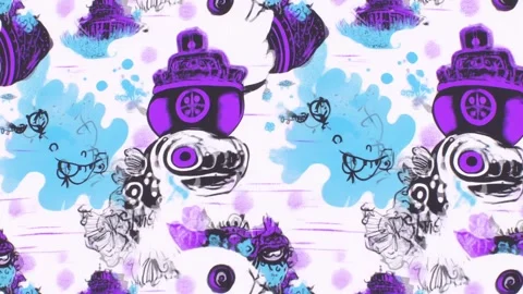 Starlit Fish Path – Diagonal Motion Stock Footage 306520326