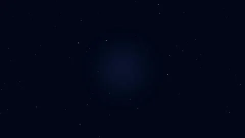 Starlit Night Sky with Subtle Glowing Orb Stock Footage 347894866