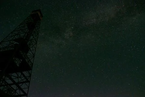 Starlit Tower Stockfoto's