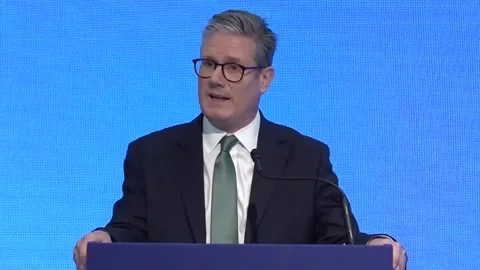 Starmer: ‘Not an easy decision’ for Biden to abandon re-election hopes' Stock Footage 279986013